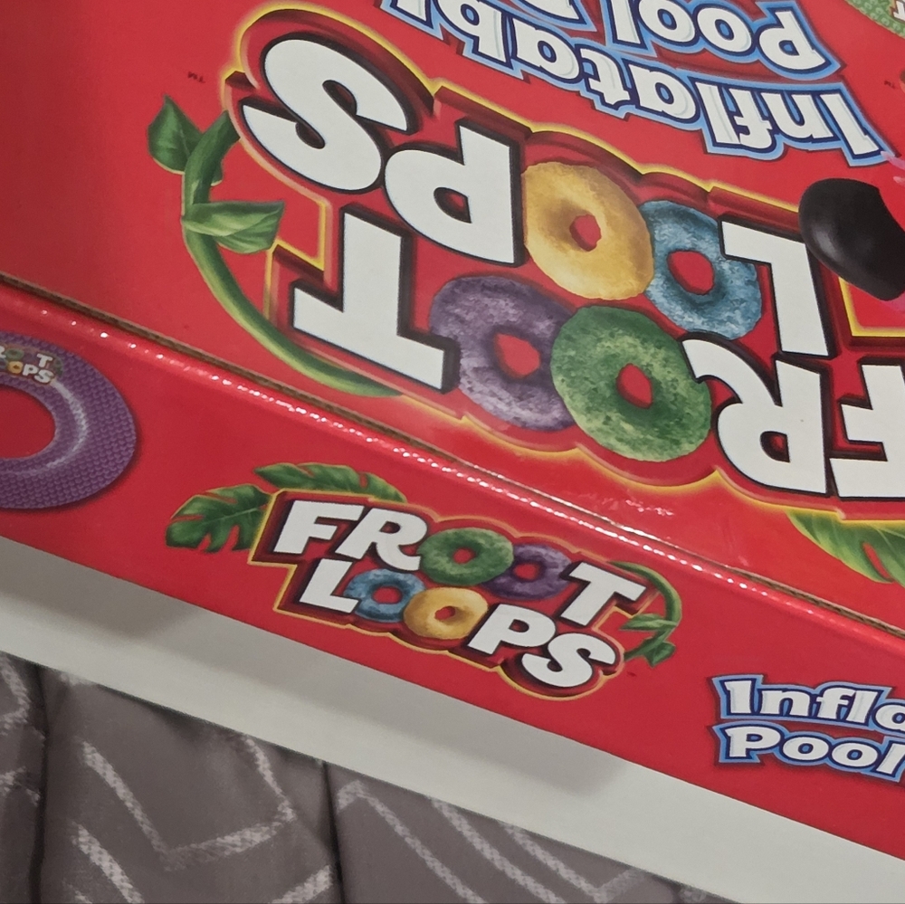 Froot Loops Inflatable Pool Ring -Purple - Picture 4 of 4